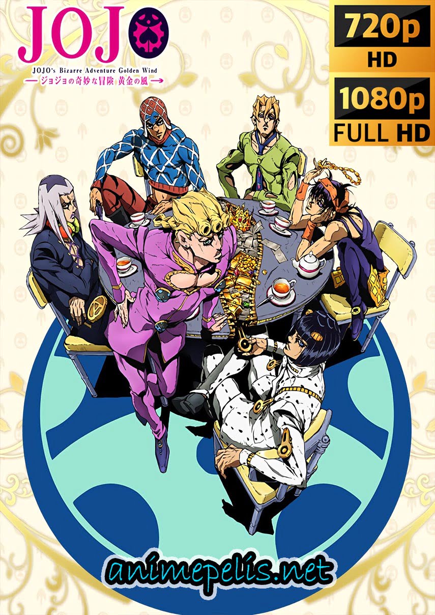 DESCARGAR JoJo’s Bizarre Adventure: Golden Wind TEMPORADA 4 [LATINO] [MEDIAFIRE]