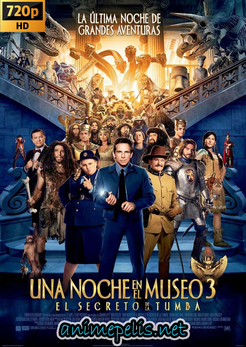 Descargar UNA NOCHE EN EL MUSEO 3: EL SECRETO DE LA TUMBA (2014) [HD 720P] [MEDIAFIRE | UPTOBOX]