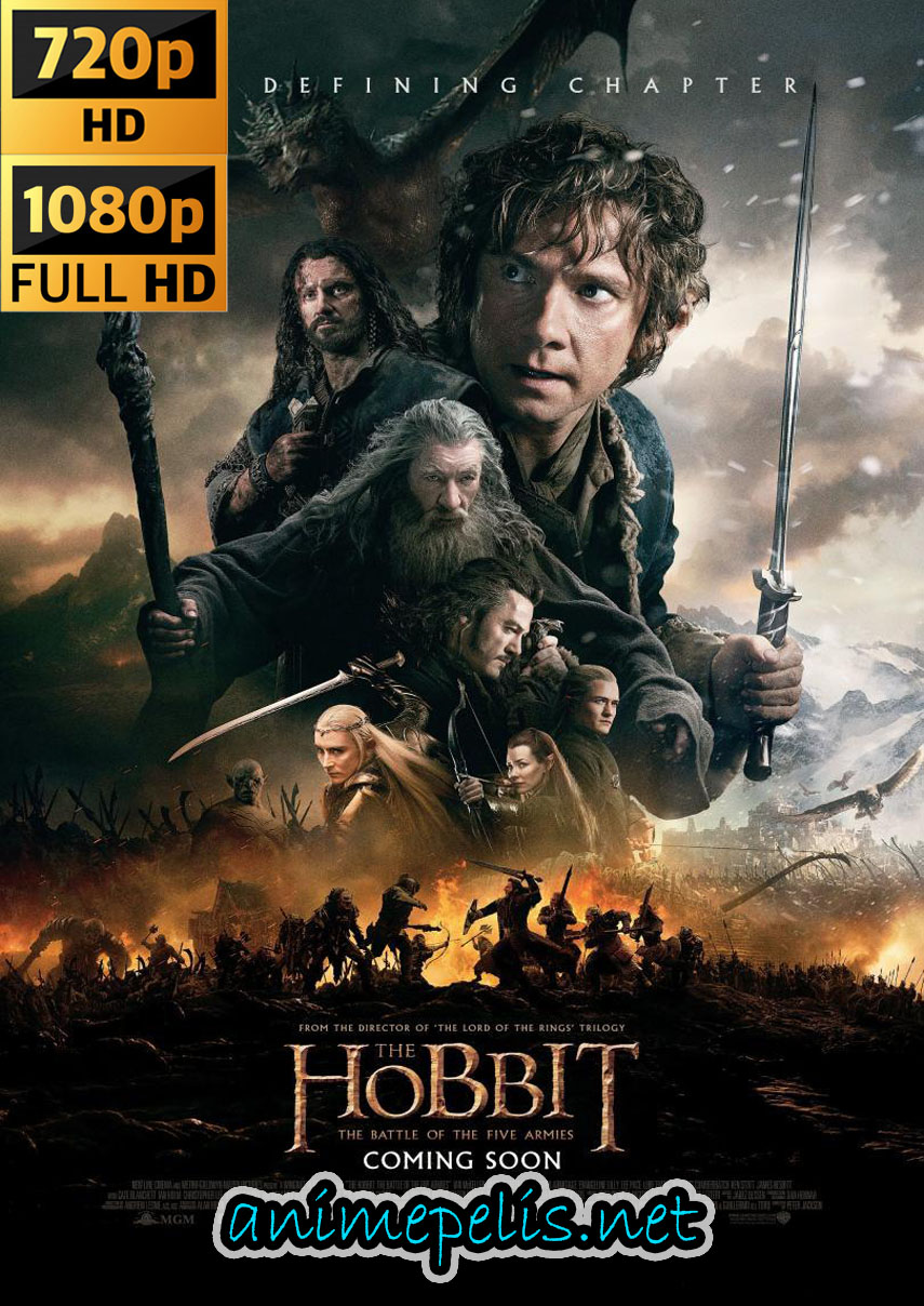 DESCARGAR El hobbit: La batalla de los cinco ejércitos (Versión extendida) [FULL HD 1080p | HD 720p] [MEDIAFIRE | MEGA | GOOGLE DRIVE | 1FICHIER]