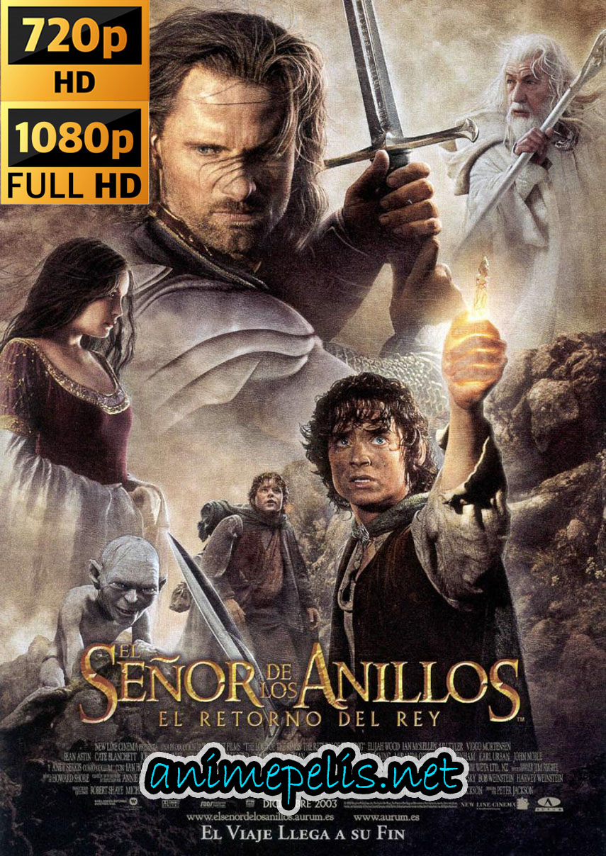 EL SEÑOR DE LOS ANILLOS: EL RETORNO DEL REY (Versión extendida) [FULL HD 1080p | HD 720p] [MEDIAFIRE | MEGA | GOOGLE DRIVE | 1FICHIER]