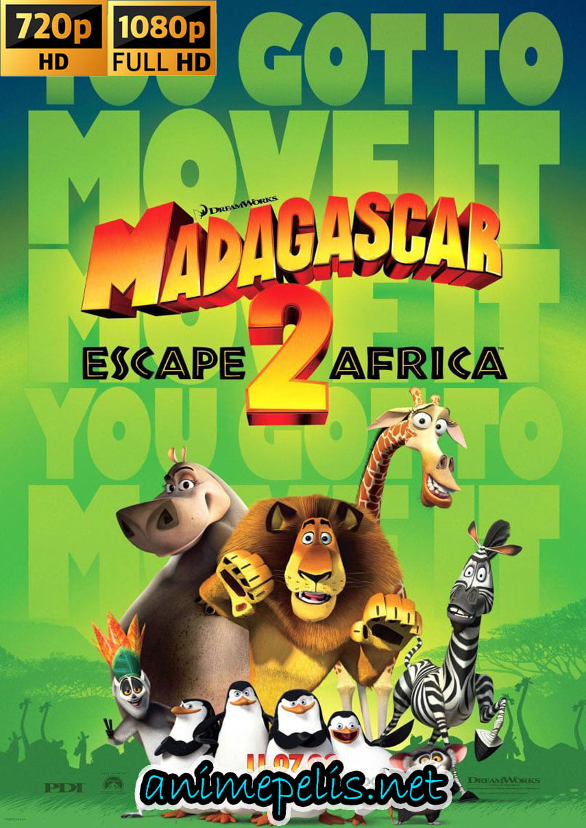 Descargar MADAGASCAR 2: ESCAPE DE ÁFRICA audio [ESPAÑOL LATINO] calidad [HD 720P] por [MEDIAFIRE]