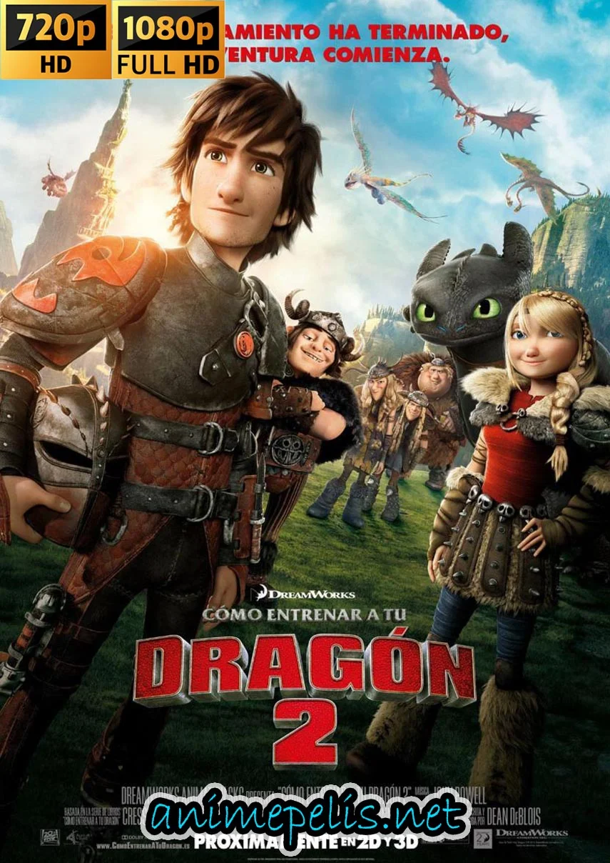 Descargar COMO ENTRENAR A TU DRAGON 2 (2014) [HD 720P] [MEDIAFIRE | FIRELOAD]