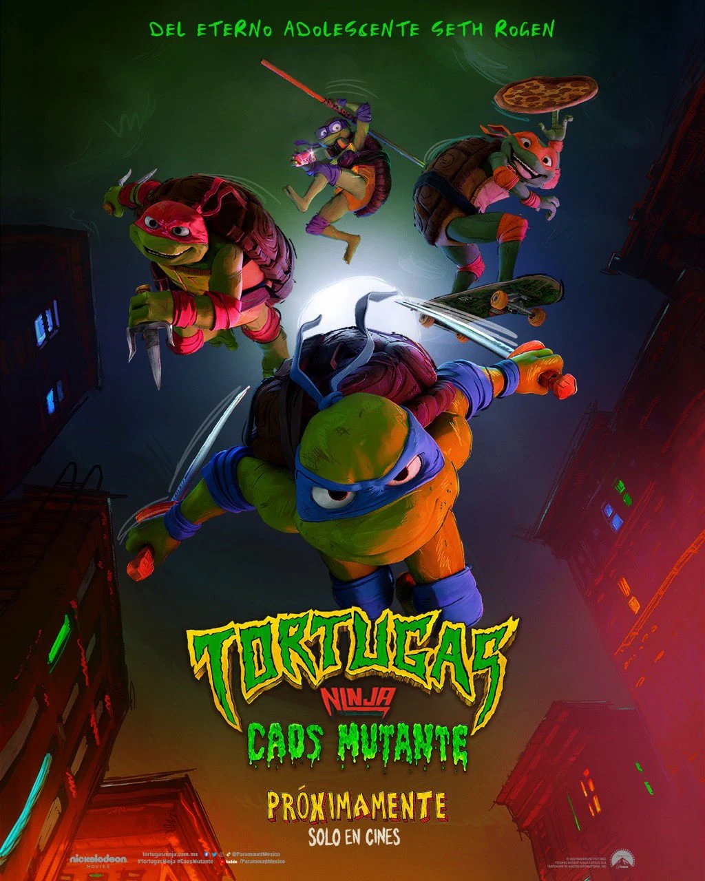 Descargar TORTUGAS NINJA: CAOS MUTANTE (2023) [HD 720P | FHD 1080P] [MEDIAFIRE | UPTOBOX | 1FICHIER]