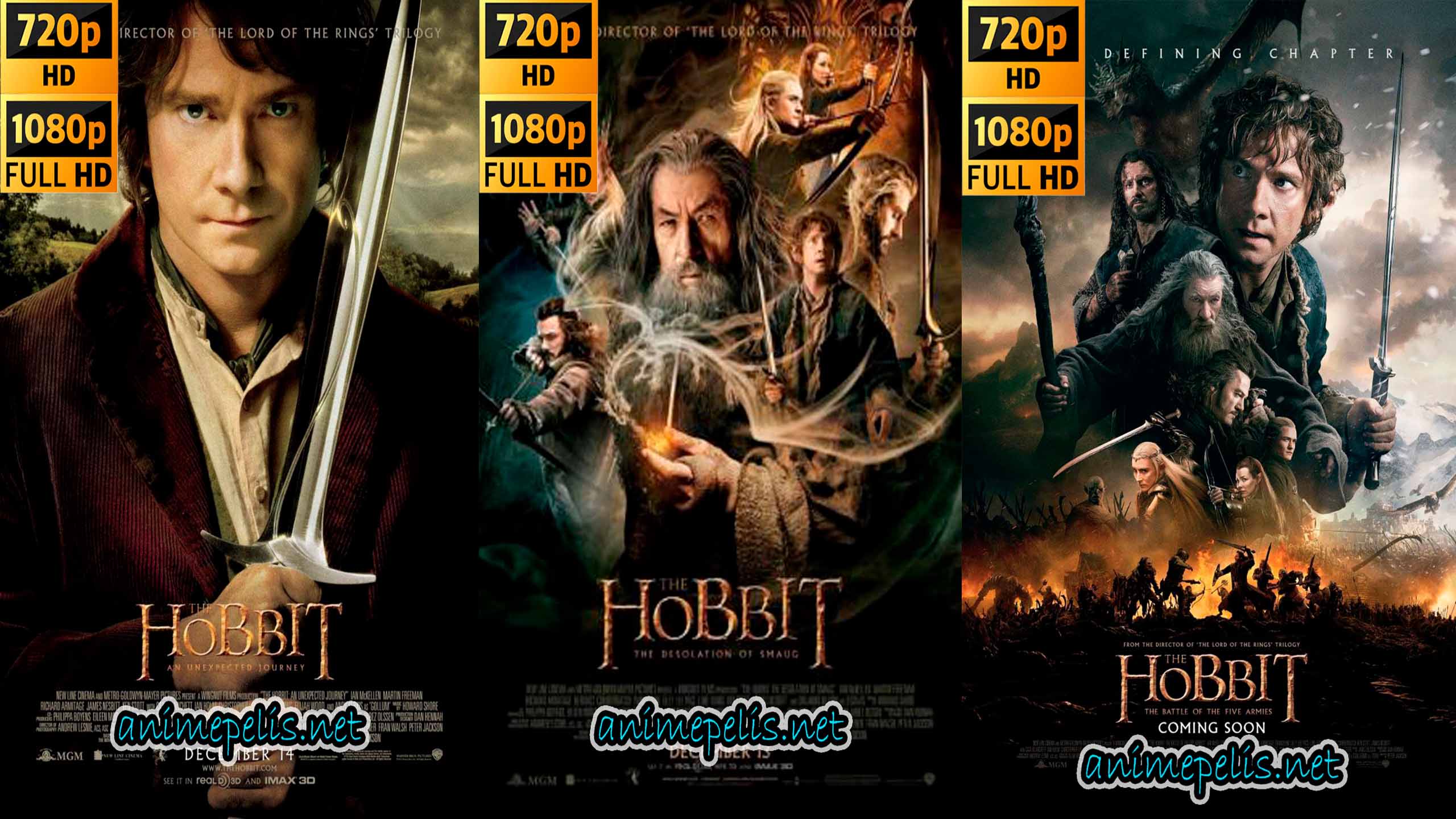 EL HOBBIT TODAS LAS PELICULAS