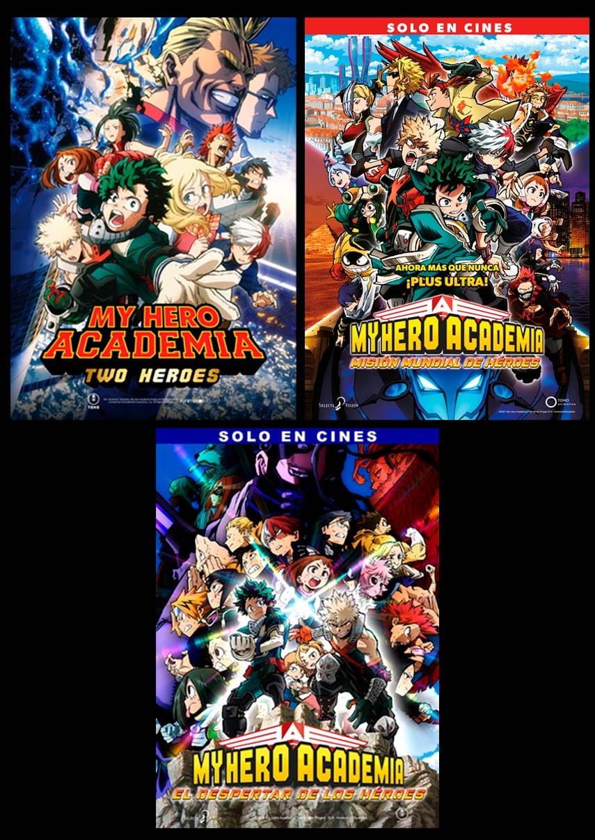 Descargar My Hero Academia Todas las películas [720p] [Mediafire] [1 link]