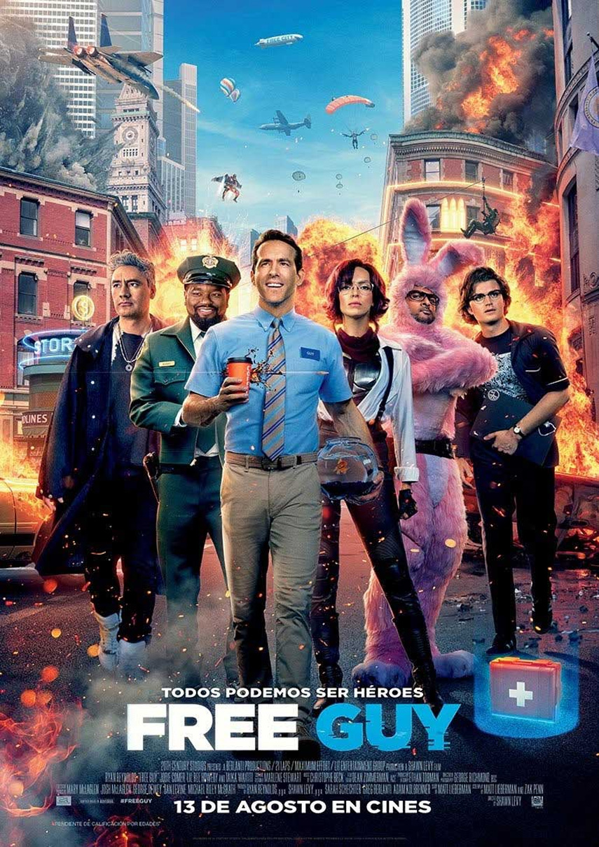 Descargar Free Guy: Tomando el control (2021) [HD-1080p] por [Mediafire]