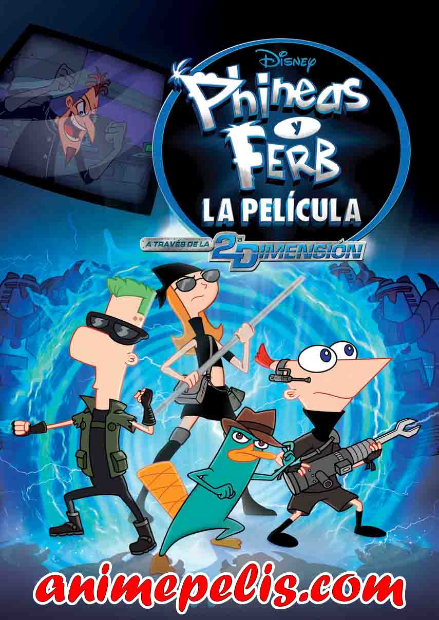 Descargar Phineas y Ferb, la película: A través de la 2da dimensión (2011) [HD-1080P] [Mediafire]